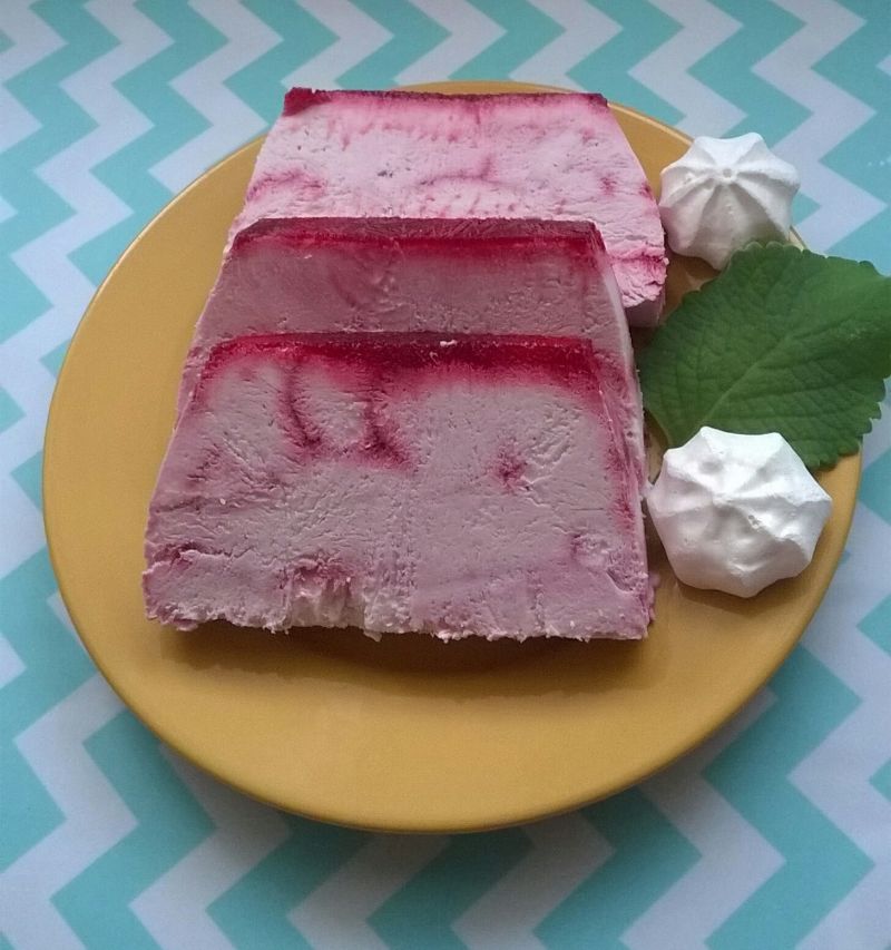 Malinowe semifreddo Malinowe semifreddo