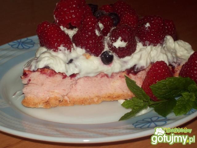 Malinowo-jagodowa Pavlova Malinowo-jagodowa Pavlova