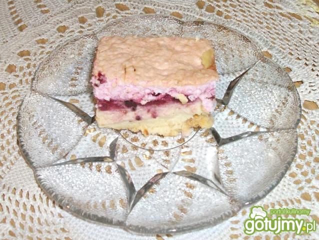 Malinowy sernik z kisielowa pianką Malinowy sernik z kisielowa pianką
