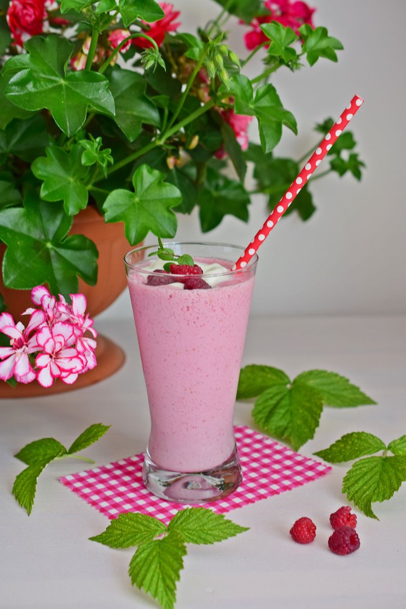 Malinowy shake
