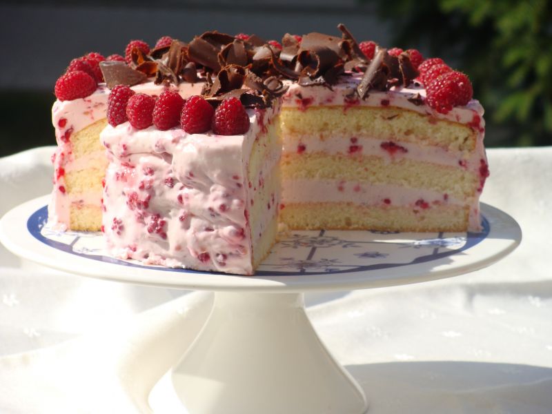 Malinowy torcik Malinowy torcik