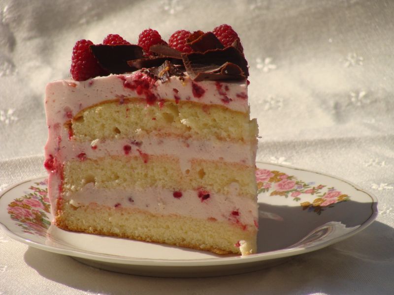 Malinowy torcik Malinowy torcik