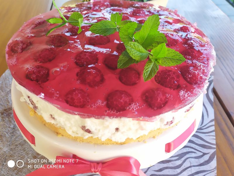 Malinowy torcik Malinowy torcik