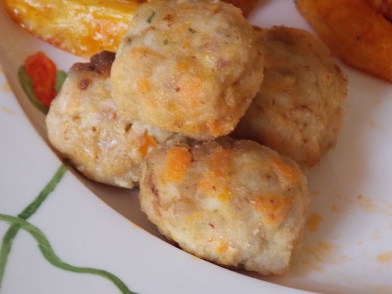 Malutkie pulpeciki z marchewką Malutkie pulpeciki z marchewką
