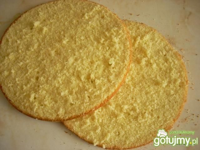 Mały biszkopt cytrynowy pod torcik Mały biszkopt cytrynowy pod torcik