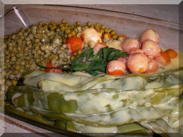 Mamut z marchewką w sosie gorgonzola