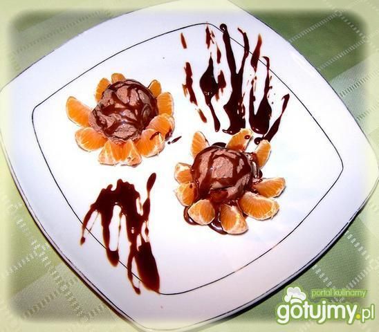 Mandarynkowa fantazja lodowa