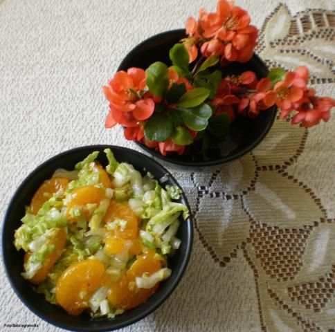 Mandarynkowa pekinka - surówka :