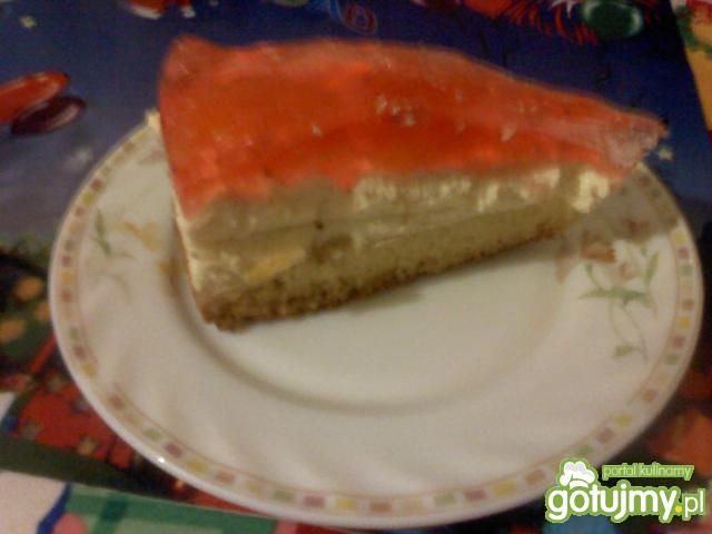 Mandarynkowa pychota z kremem i galaretk Mandarynkowa pychota z kremem i galaretk