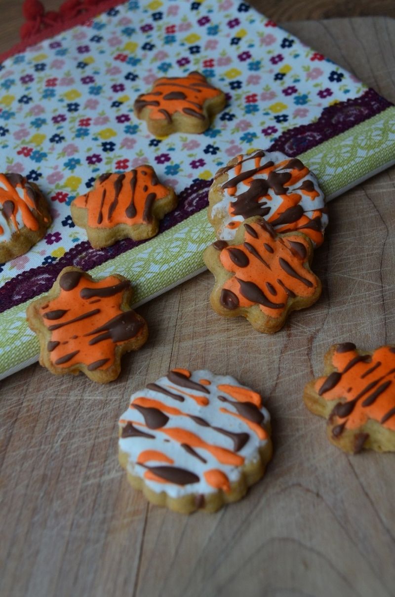 Mandarynkowe kruche ciasteczka