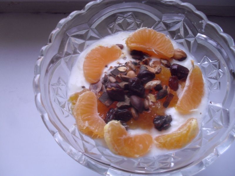 Mandarynkowy deser Mandarynkowy deser