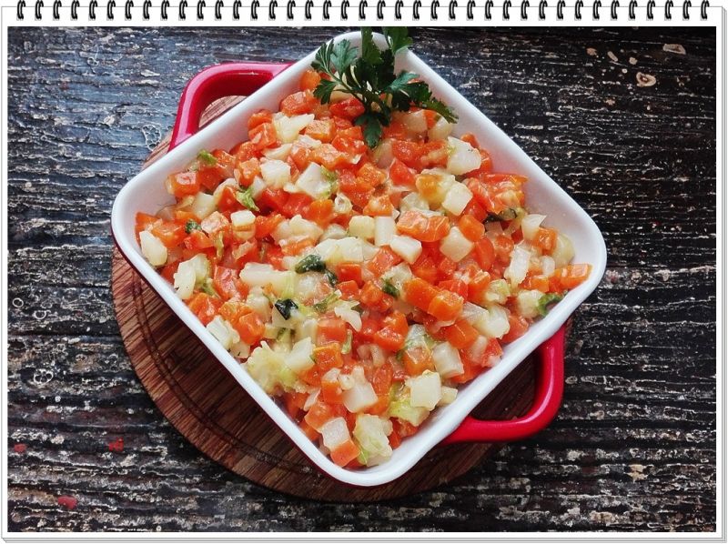 Marchewka Eli z łodygami i listkami kalafiora  