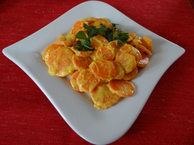 Marchewka w sosie curry wg Megg