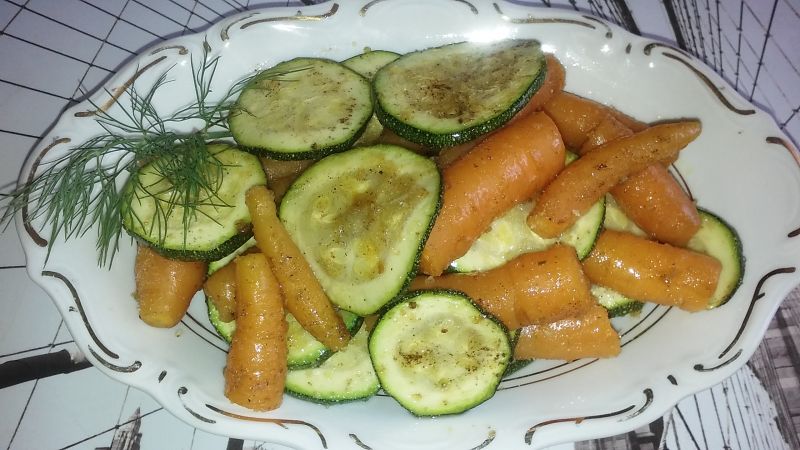 Marchewka z cukinią