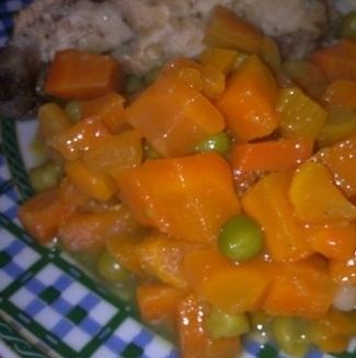 Marchewka z groszkiem 