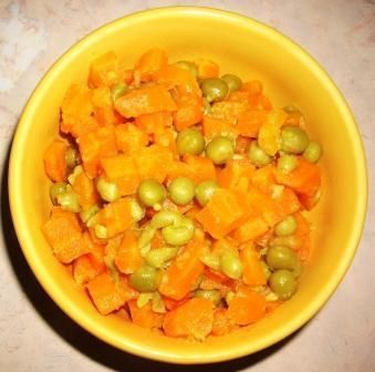 Marchewka z groszkiem