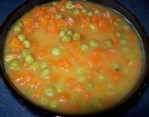 Marchewka z groszkiem