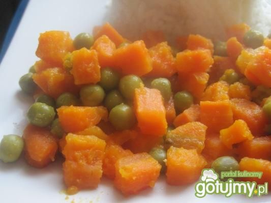 Marchewka z groszkiem do potrawki