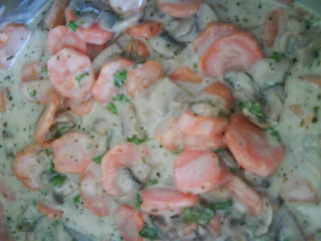 Marchewka z grzybami Marchewka z grzybami