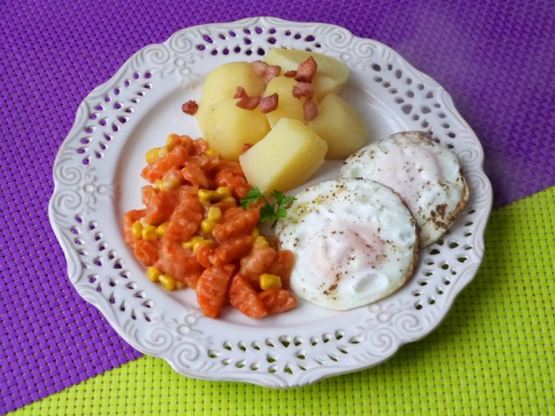 Marchewka z kukurydzą Marchewka z kukurydzą