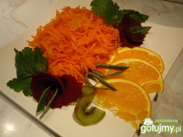 Marchewka z mandarynką Marchewka z mandarynką