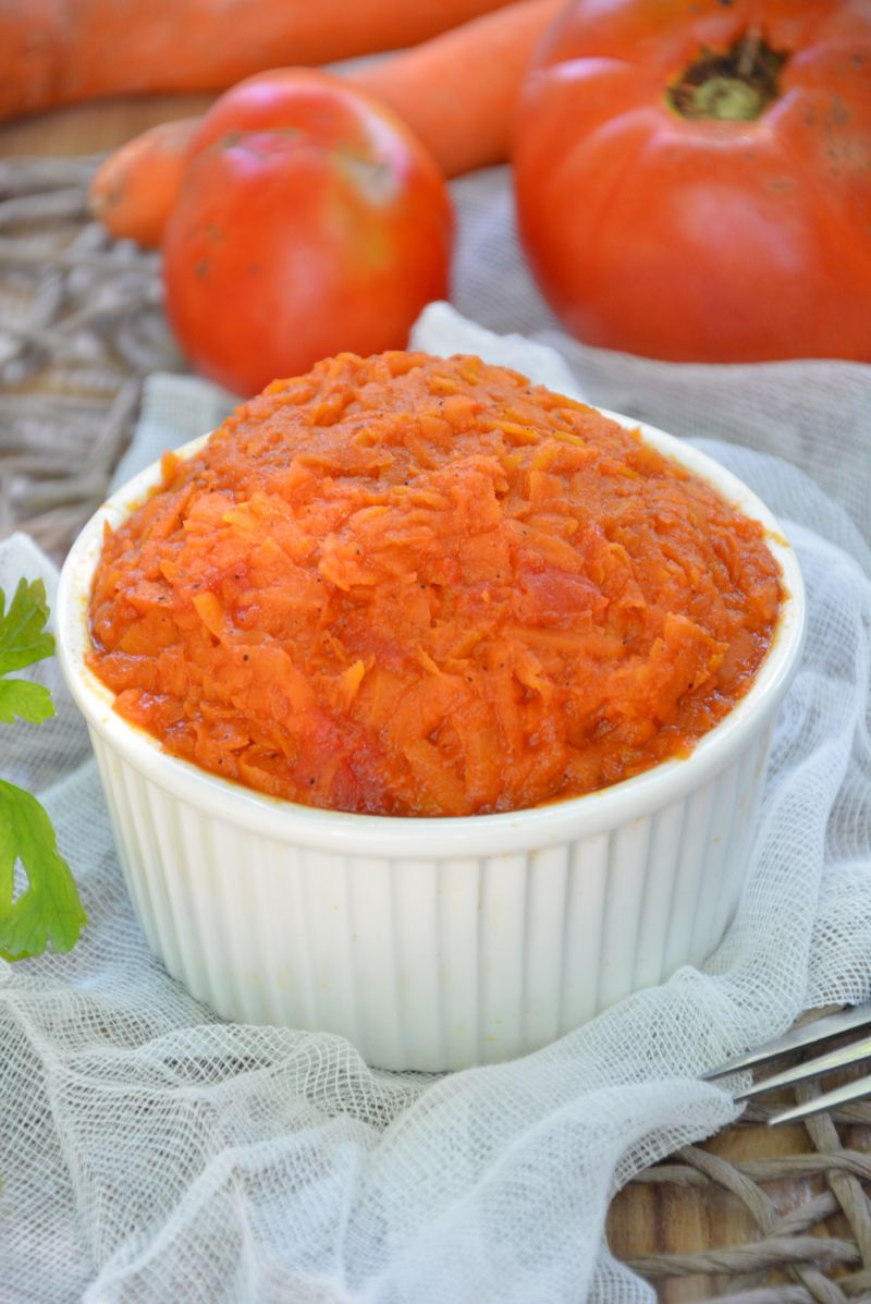 Marchewka z pomidorami do obiadu Marchewka z pomidorami do obiadu