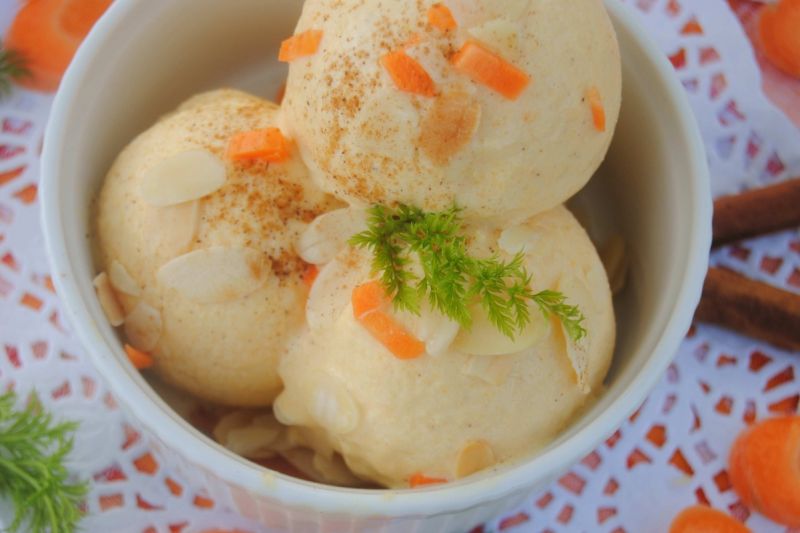 Marchewkowe lody Marchewkowe lody