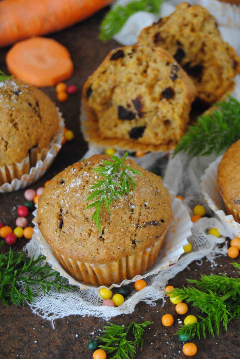 Marchewkowe muffinki Marchewkowe muffinki