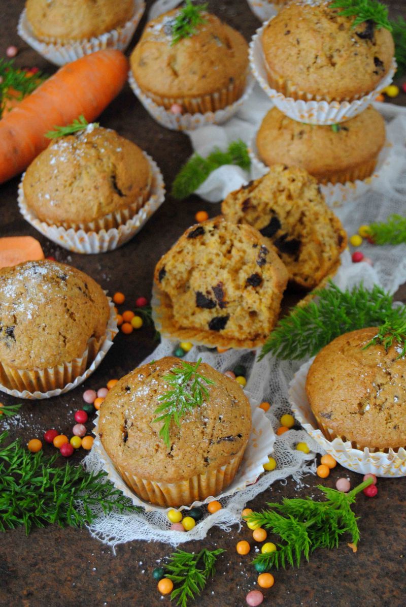 Marchewkowe muffinki Marchewkowe muffinki