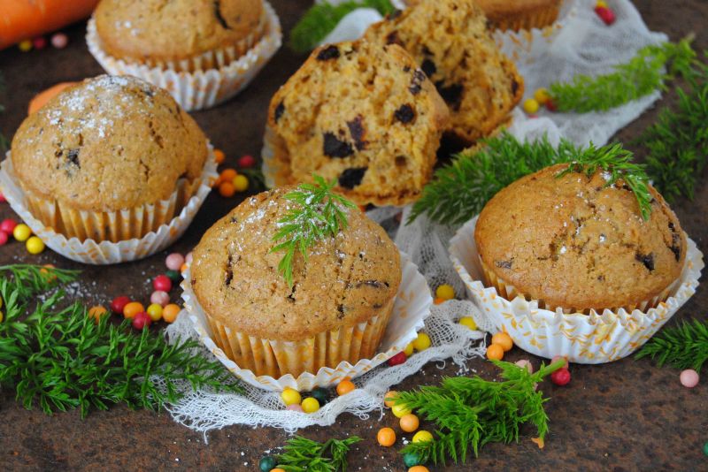 Marchewkowe muffinki Marchewkowe muffinki