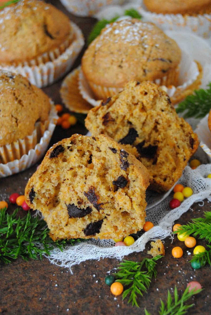 Marchewkowe muffinki Marchewkowe muffinki