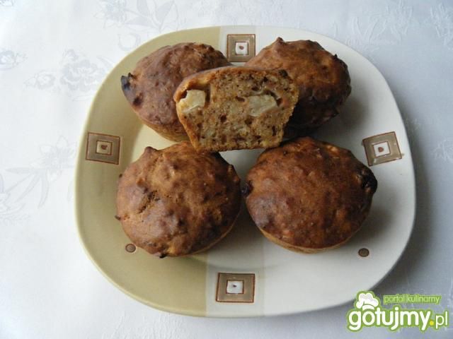 Marchewkowe muffinki z ananasem Marchewkowe muffinki z ananasem