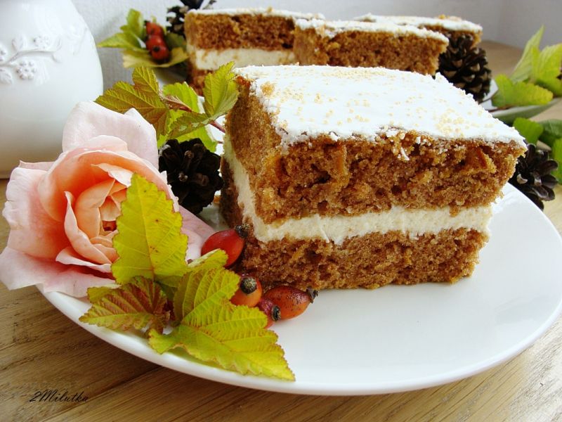 Marchewkowe z kremem grysikowym