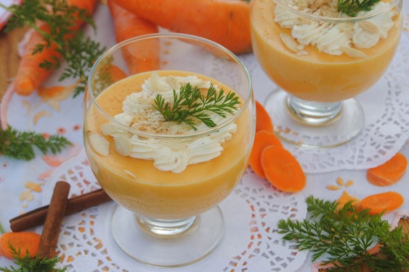 Marchewkowy budyń Marchewkowy budyń