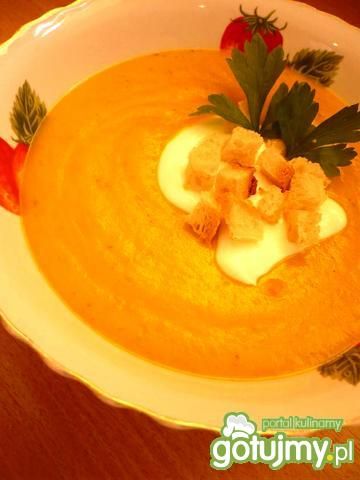 Marchewkowy krem z imbirem
