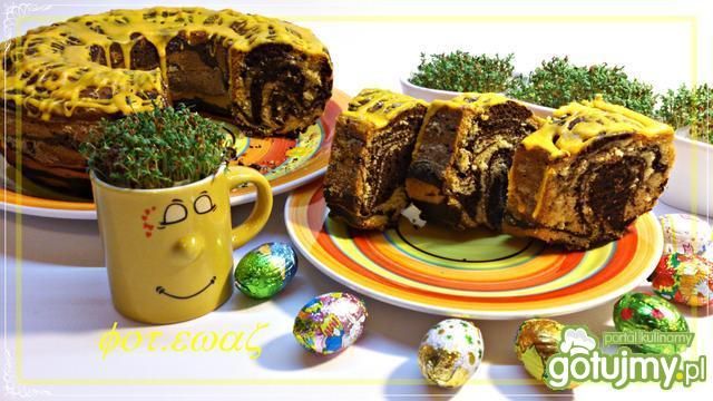 Marmurkowa babka z lukrem Marmurkowa babka z lukrem