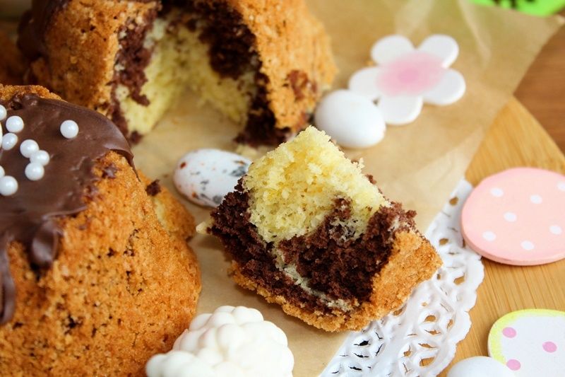 Marmurkowe babeczki z majonezem Marmurkowe babeczki z majonezem