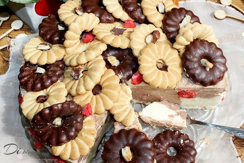 Marmurkowy sernik na zimno z masłem Marmurkowy sernik na zimno z masłem