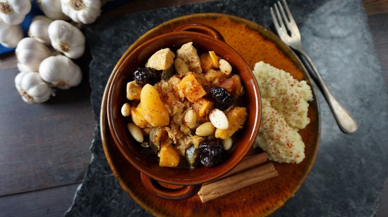 Marokański tagine z kurczakiem