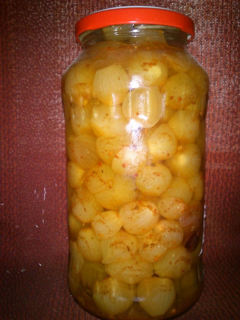 Marynowana cebulka na ostro