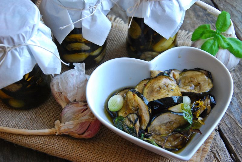 Marynowana cukinia z grilla