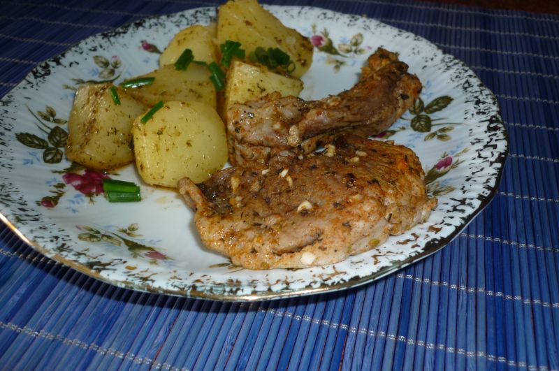 Marynowana łopatka z parowaru