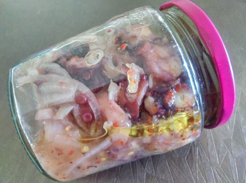 Marynowana ośmiornica Marynowana ośmiornica