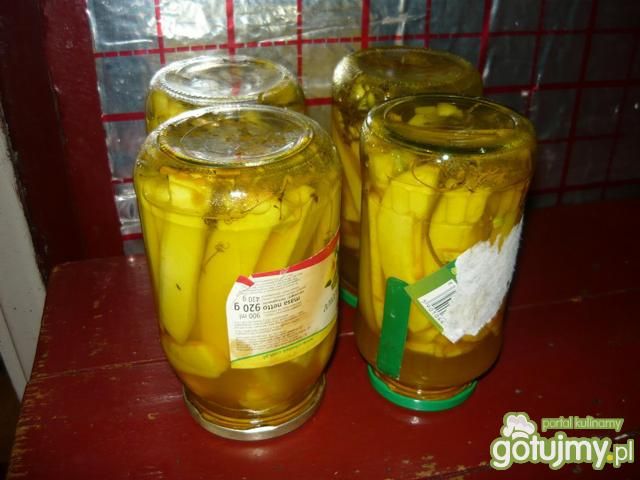 Marynowane kabaczki w przyprawie