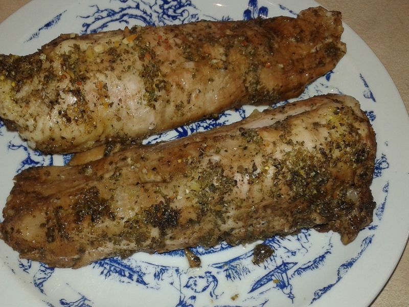 Marynowane polędwiczki pod jabłuszkami