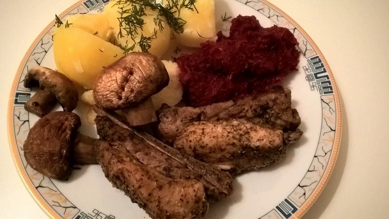 Marynowane żeberka pieczone w rękawie