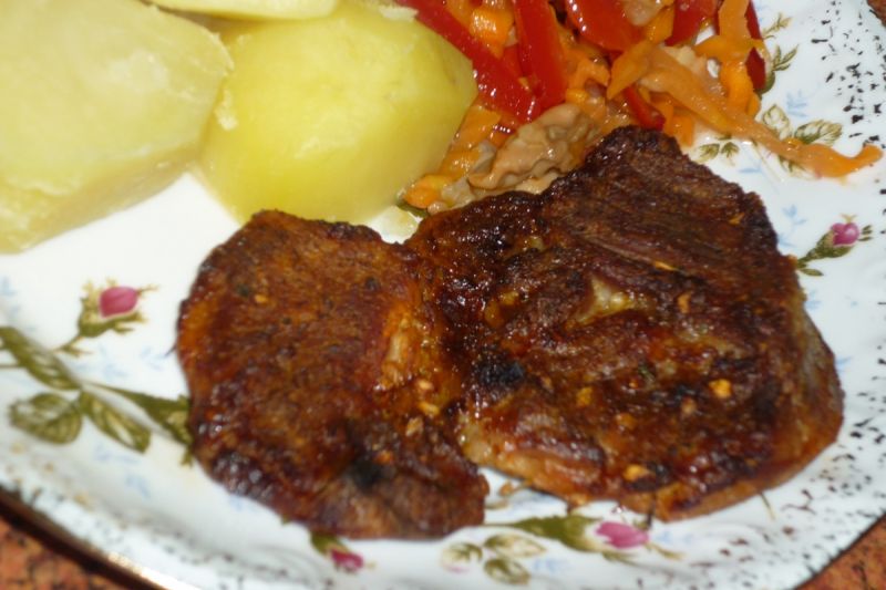 Marynowany karczek pieczony na ostro Marynowany karczek pieczony na ostro