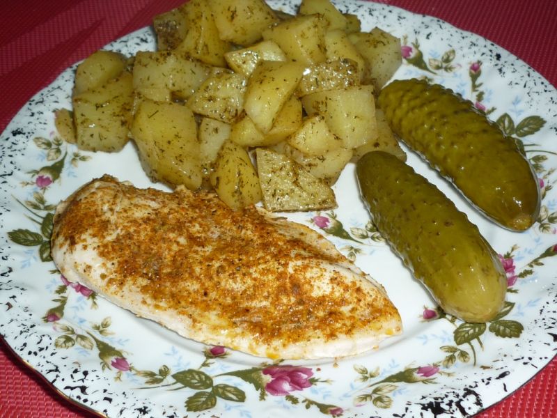 Marynowany kurczak z parowaru