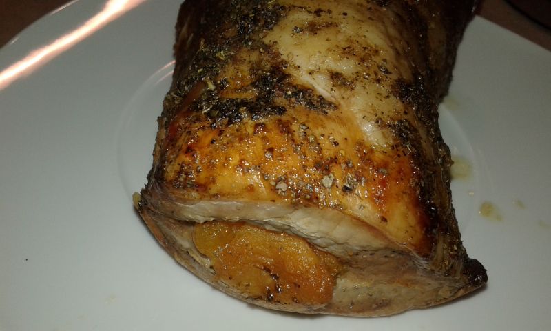 Marynowany schab morelowo - jabłkowy