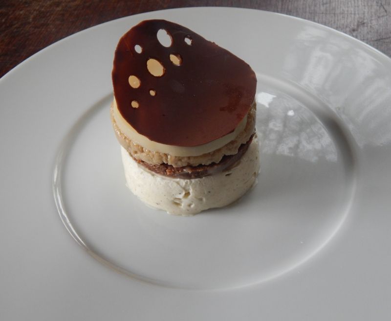 Mascarpone z chałwą i adwokatem Mascarpone z chałwą i adwokatem
